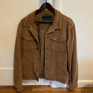 Zara brown/rust corduroy jacket medium - like new